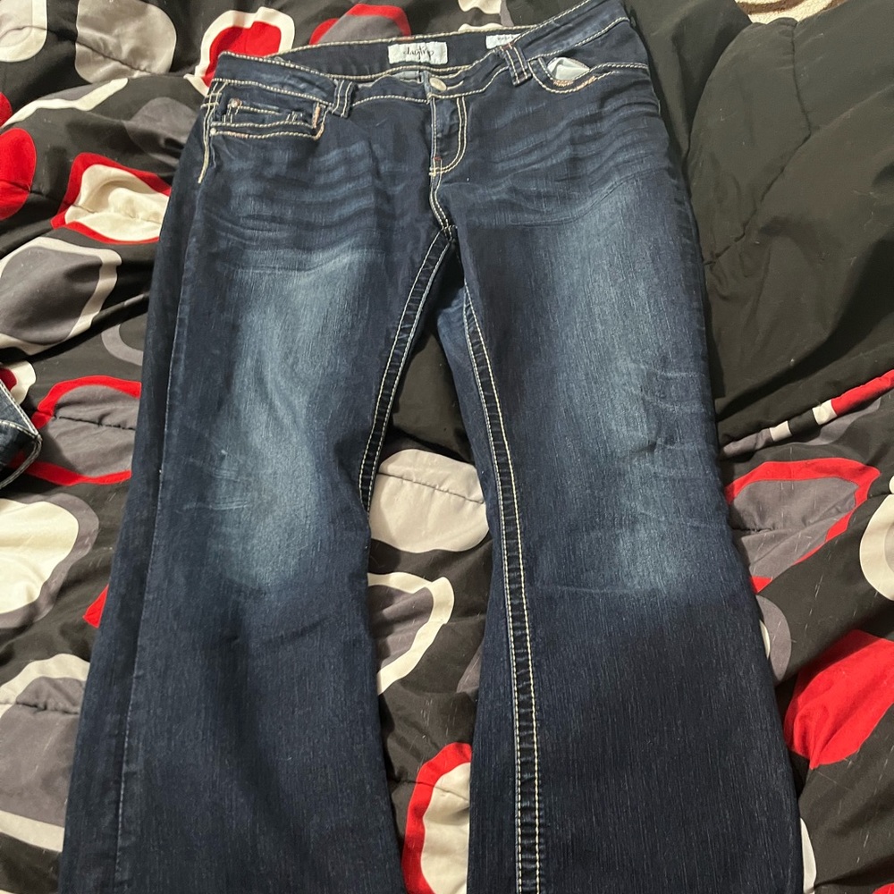 Day trip jeans. Like new. 33long.